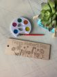 Happy Mother s Day bookmark craft kit with wood bookmark + watercolors Online Sale