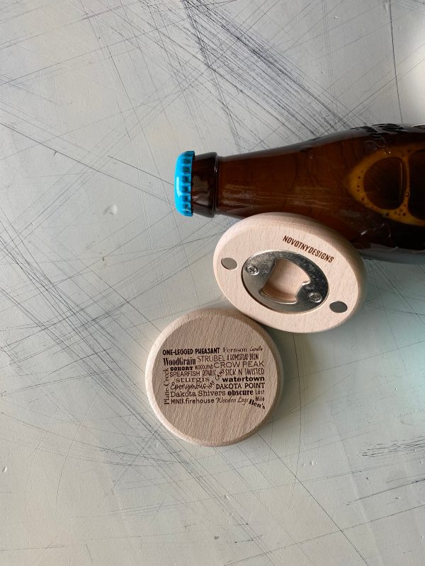 South Dakota Breweries - Engraved Magnetic Bottle Opener Online now