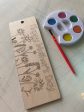 Happy Mother s Day bookmark craft kit with wood bookmark + watercolors Online Sale