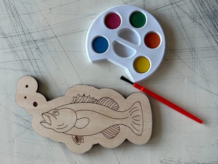 Fish Watercolor Craft Kit For Cheap