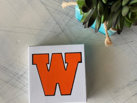 West De Pere Phantoms logo mini wood sign Cheap