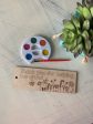 Thank you for helping me grow bookmark craft kit with wood bookmark + watercolors Online Hot Sale