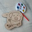 Pig Watercolor Craft Kit on Sale