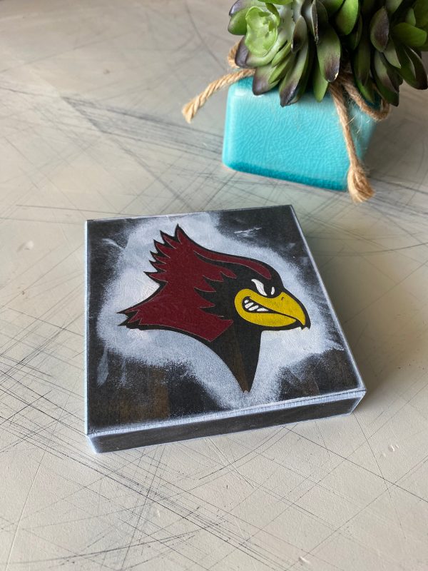 De Pere Redbirds logo mini sign Cheap