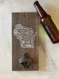 Wisconsin Breweries Bottle Opener Wall Sign Online now