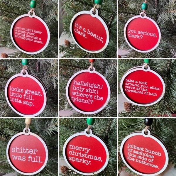 Bundle of 10 Christmas Vacation Ornaments Cheap