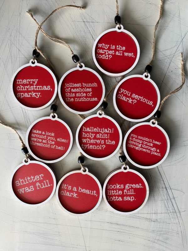 Bundle of 10 Christmas Vacation Ornaments Cheap