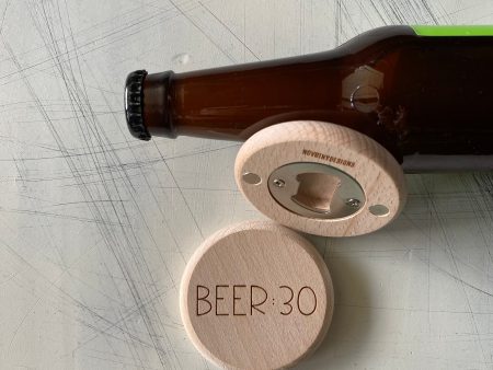 Beer : 30 - magnetic wood bottle opener For Discount