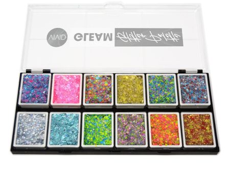 Let s Party - 12 color Gleam Glitter Palette Supply